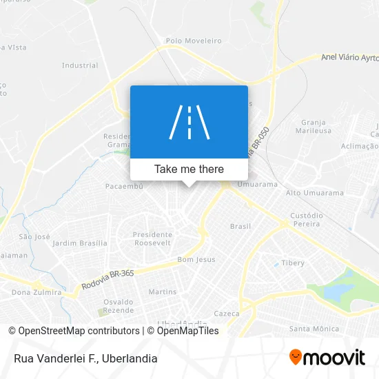 Rua Vanderlei F. map