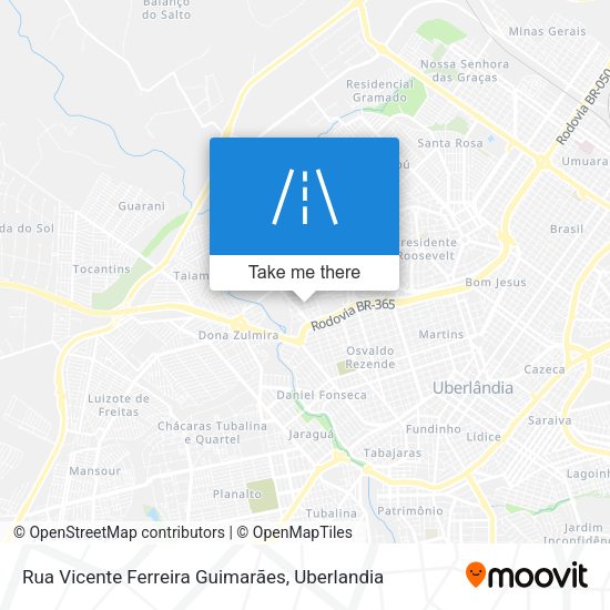 Rua Vicente Ferreira Guimarães map