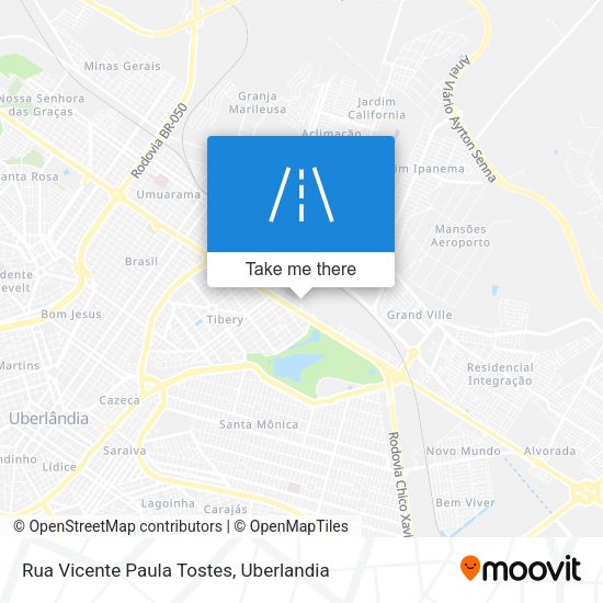 Rua Vicente Paula Tostes map