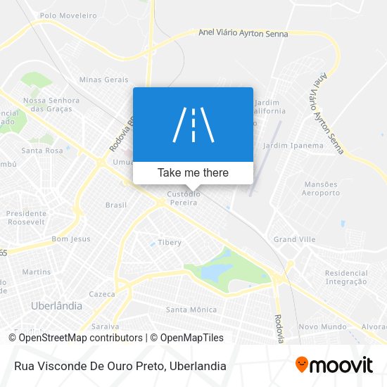 Rua Visconde De Ouro Preto map