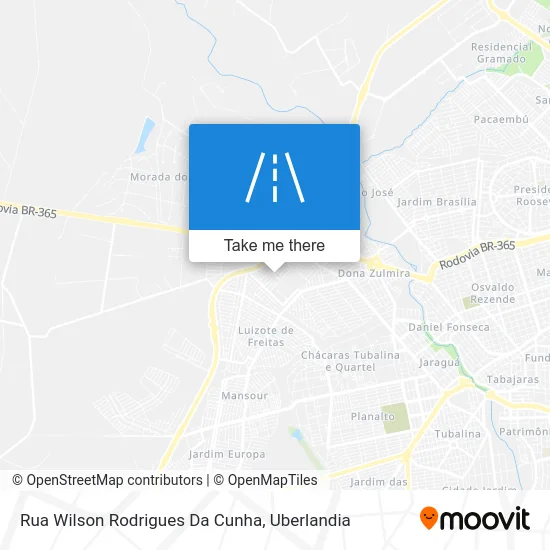 Rua Wilson Rodrigues Da Cunha map