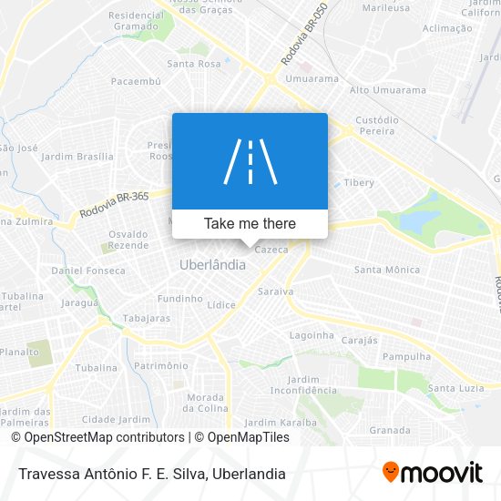 Travessa Antônio F. E. Silva map