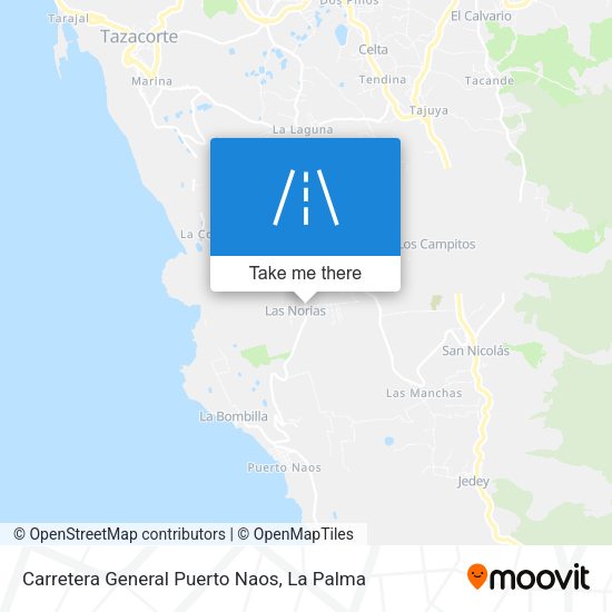 Carretera General Puerto Naos map