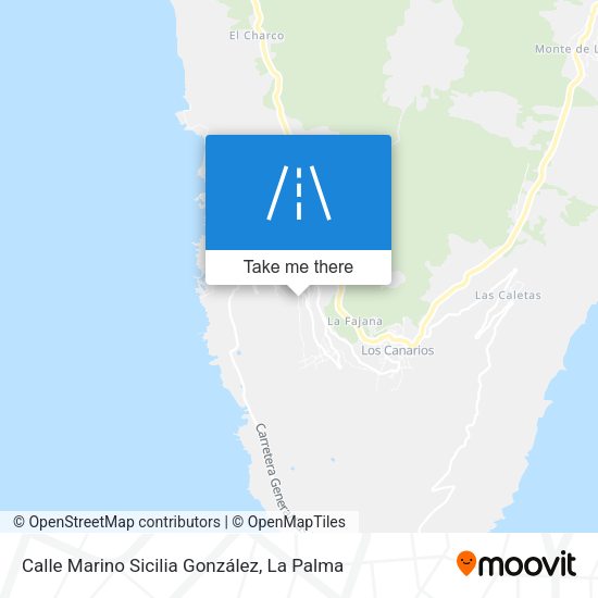 Calle Marino Sicilia González map