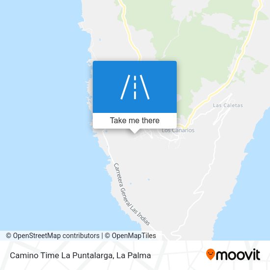 Camino Time La Puntalarga map