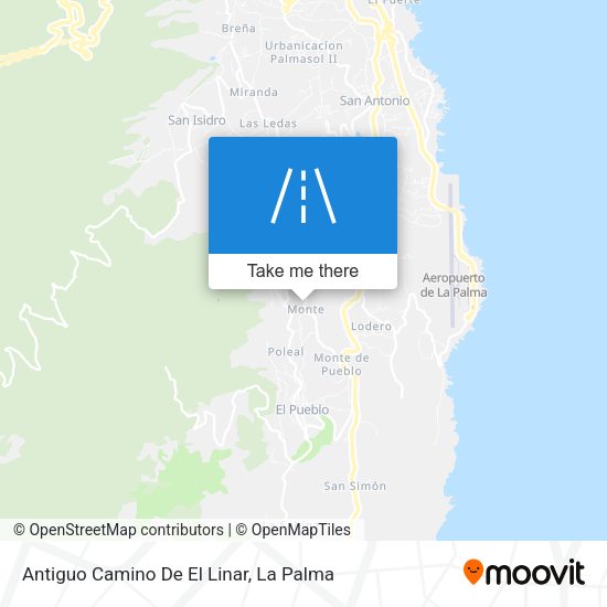 Antiguo Camino De El Linar map
