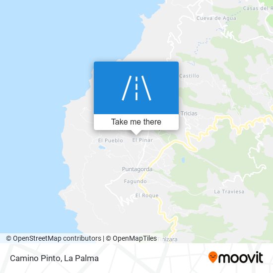 Camino Pinto map