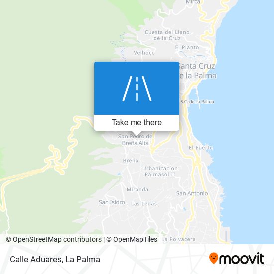 Calle Aduares map