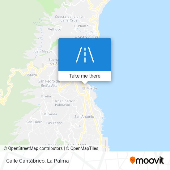 Calle Cantábrico map