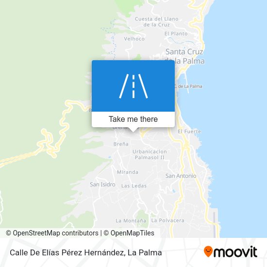Calle De Elías Pérez Hernández map