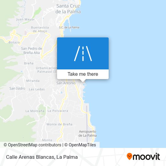 Calle Arenas Blancas map