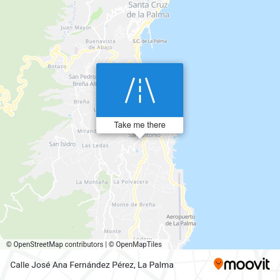 Calle José Ana Fernández Pérez map
