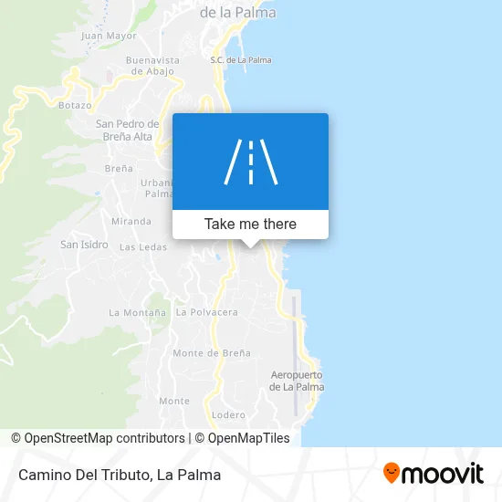 Camino Del Tributo map