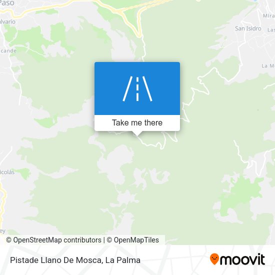 Pistade Llano De Mosca map