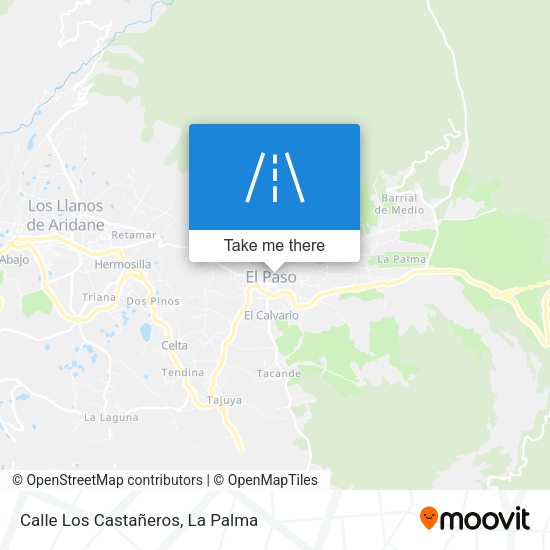 Calle Los Castañeros map