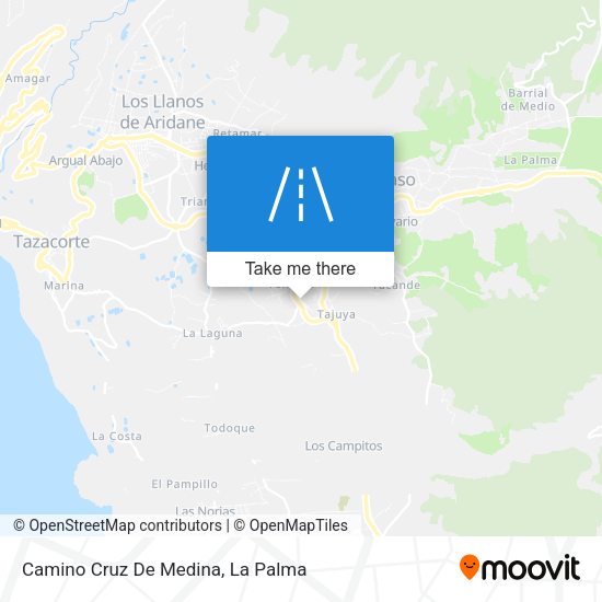 Camino Cruz De Medina map