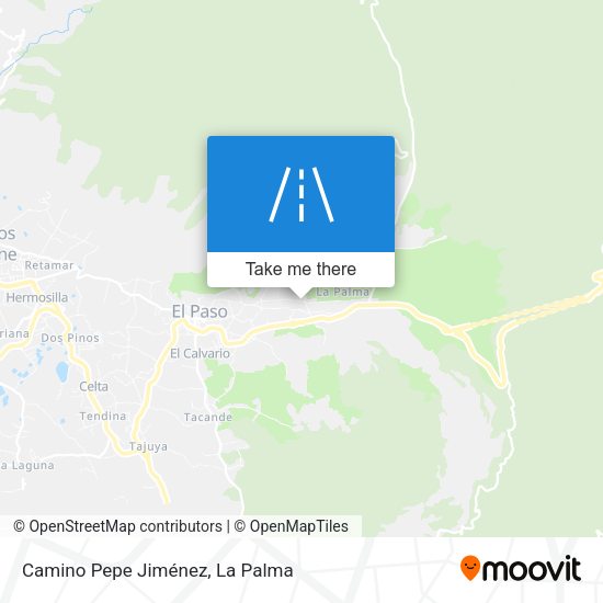Camino Pepe Jiménez map