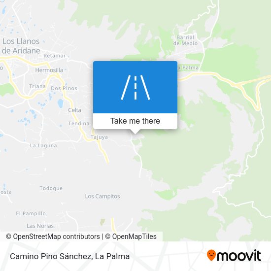 Camino Pino Sánchez map