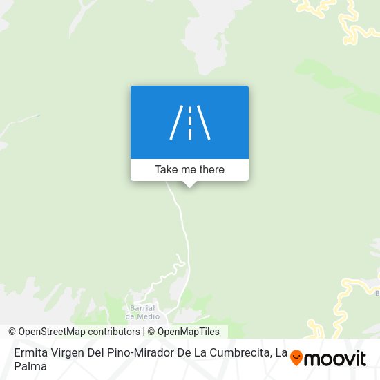 Ermita Virgen Del Pino-Mirador De La Cumbrecita map
