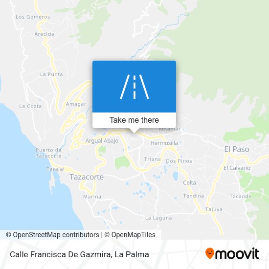 Calle Francisca De Gazmira map