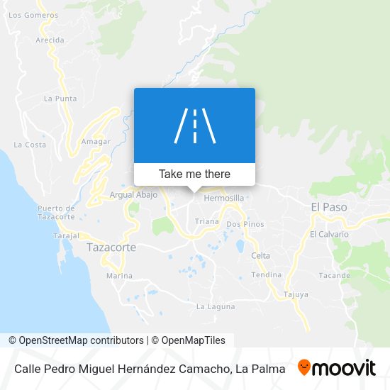 Calle Pedro Miguel Hernández Camacho map