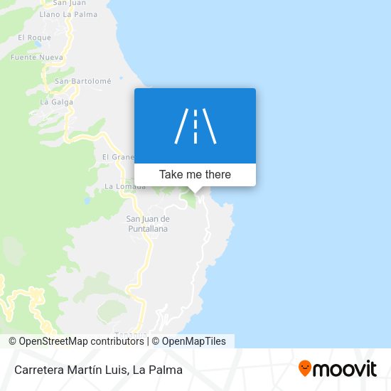 Carretera Martín Luis map