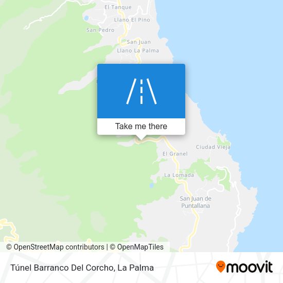 Túnel Barranco Del Corcho map