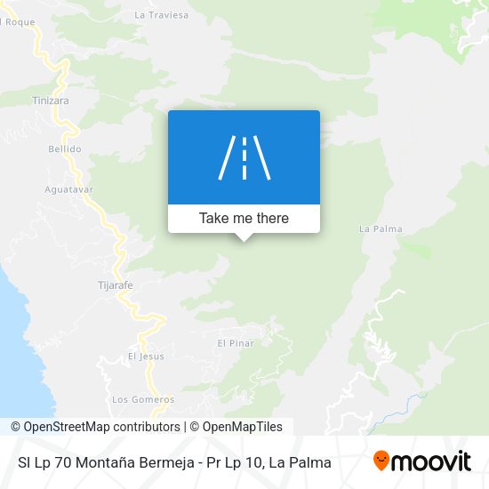 Sl Lp 70 Montaña Bermeja - Pr Lp 10 map