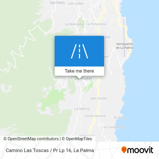 Camino Las Toscas / Pr Lp 16 map