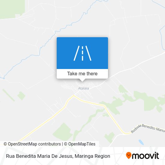 Rua Benedita Maria De Jesus map