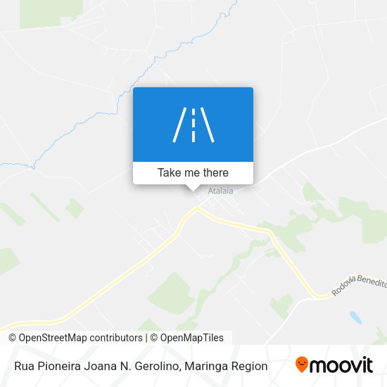 Rua Pioneira Joana N. Gerolino map
