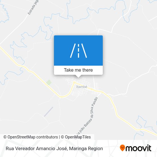 Rua Vereador Amancio José map