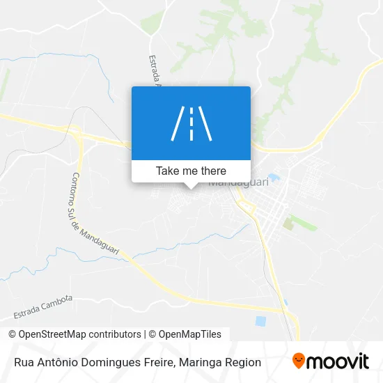 Rua Antônio Domingues Freire map