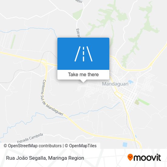 Rua João Segalla map