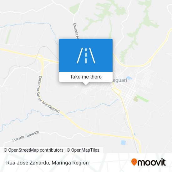Rua José Zanardo map