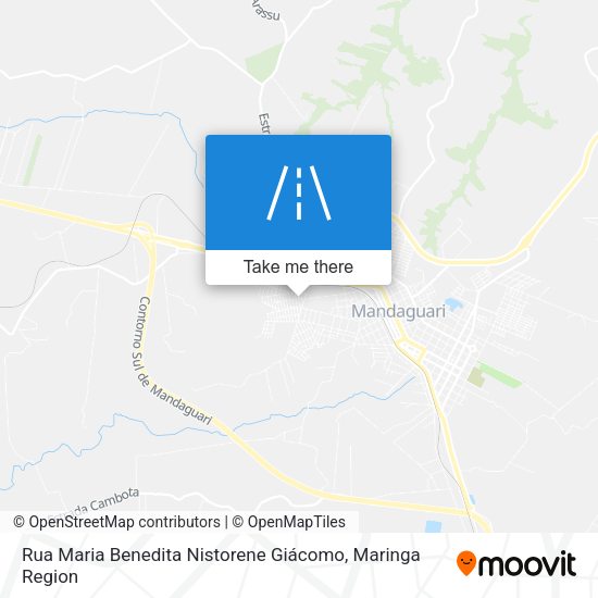 Rua Maria Benedita Nistorene Giácomo map