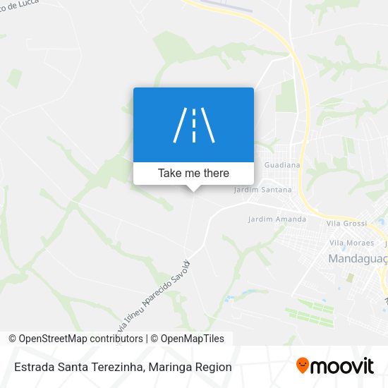 Estrada Santa Terezinha map