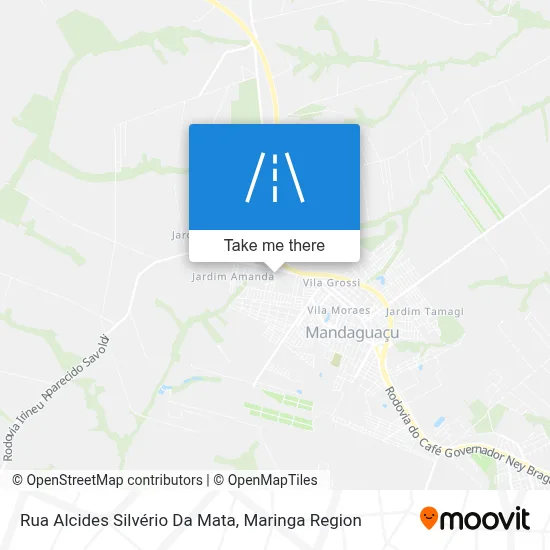 Rua Alcides Silvério Da Mata map