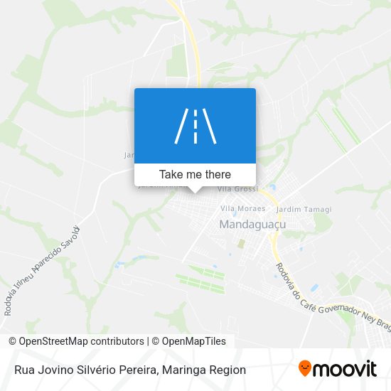 Rua Jovino Silvério Pereira map