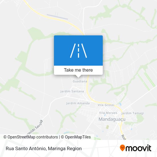 Rua Santo Antônio map
