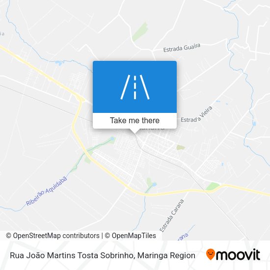 Rua João Martins Tosta Sobrinho map
