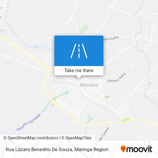 Rua Lázaro Benedito De Souza map