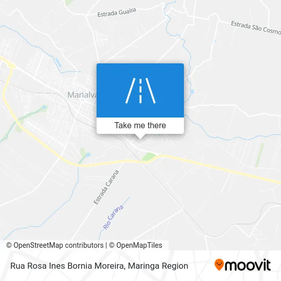 Rua Rosa Ines Bornia Moreira map