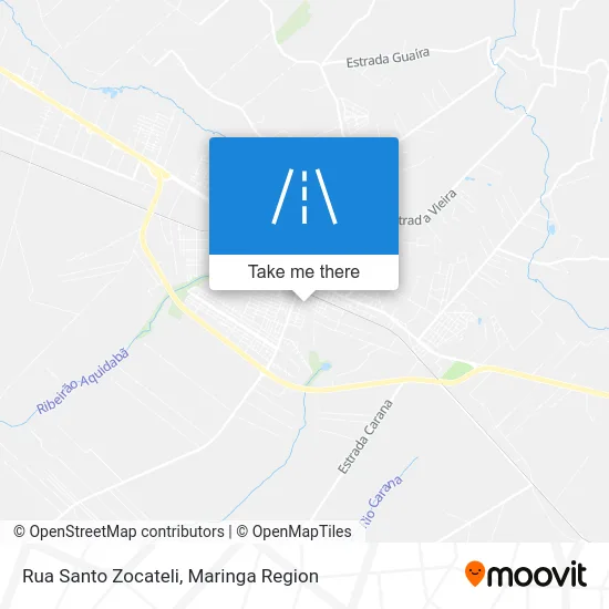 Rua Santo Zocateli map