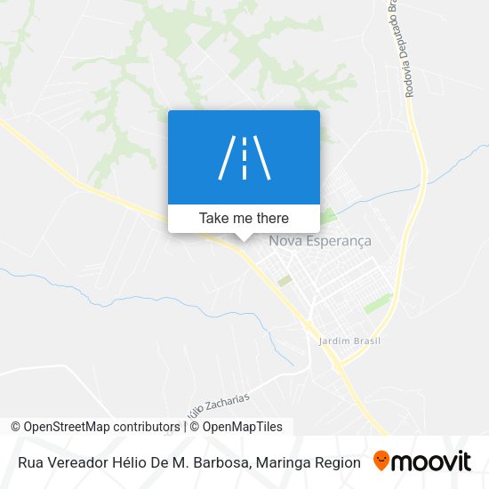Rua Vereador Hélio De M. Barbosa map