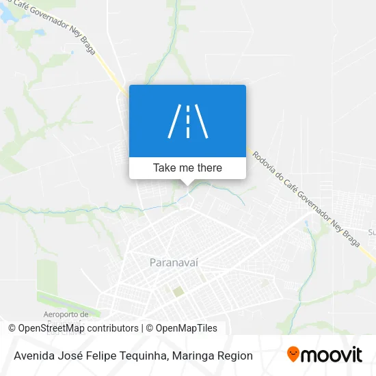 Avenida José Felipe Tequinha map