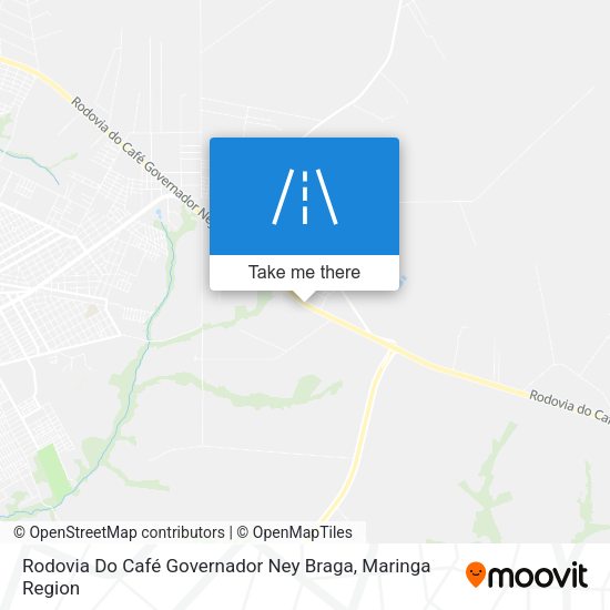 Rodovia Do Café Governador Ney Braga map