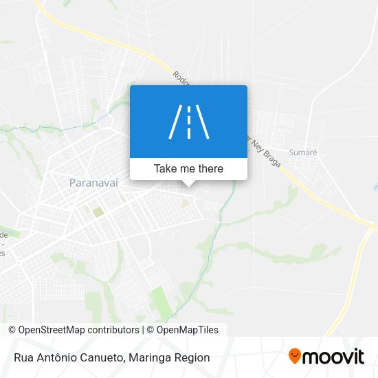 Rua Antônio Canueto map