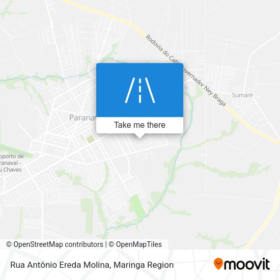 Rua Antônio Ereda Molina map