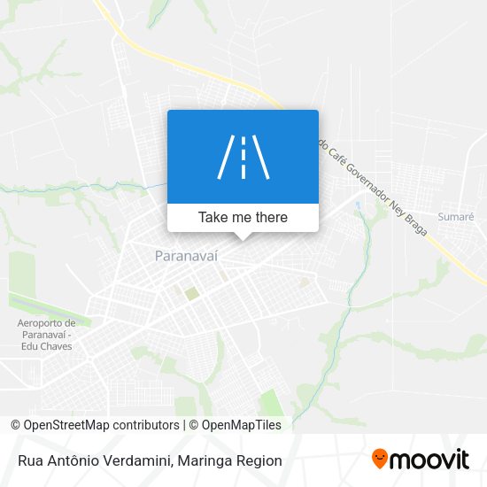 Rua Antônio Verdamini map